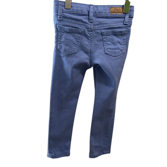 Polo Ralph Lauren Kids 3T Purple Tompkins Skinny Jeans Casual Light Wash Elastic - Picture 9 of 10
